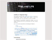 Tablet Screenshot of blogs.uugrn.org